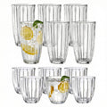 Capri 12-Piece Glassware Set – 6 Coolers (16oz) & 6 DOF Glasses (10oz)