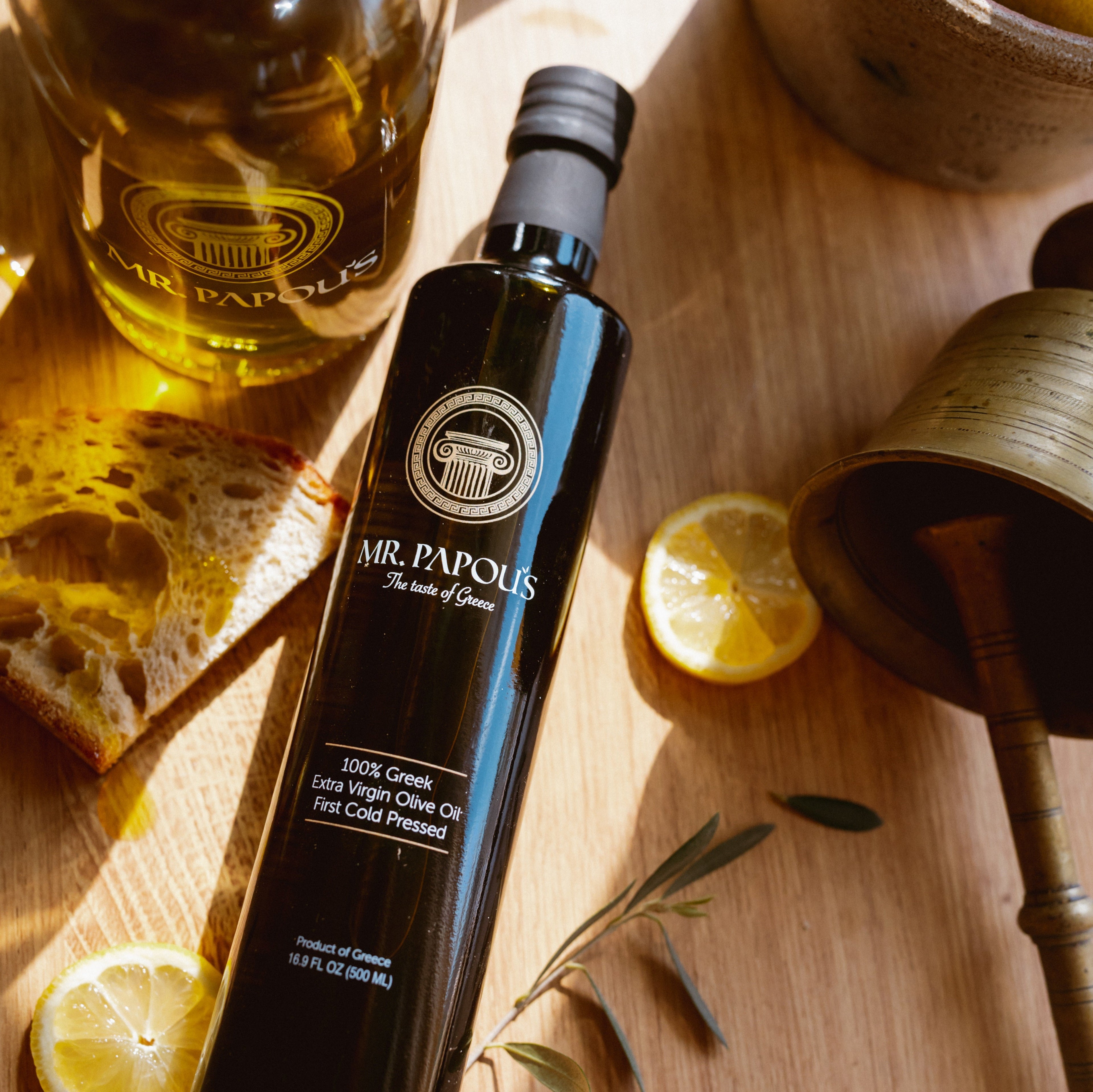 Mr. Papou's Authentic Extra Virgin Olive Oil Family Tin