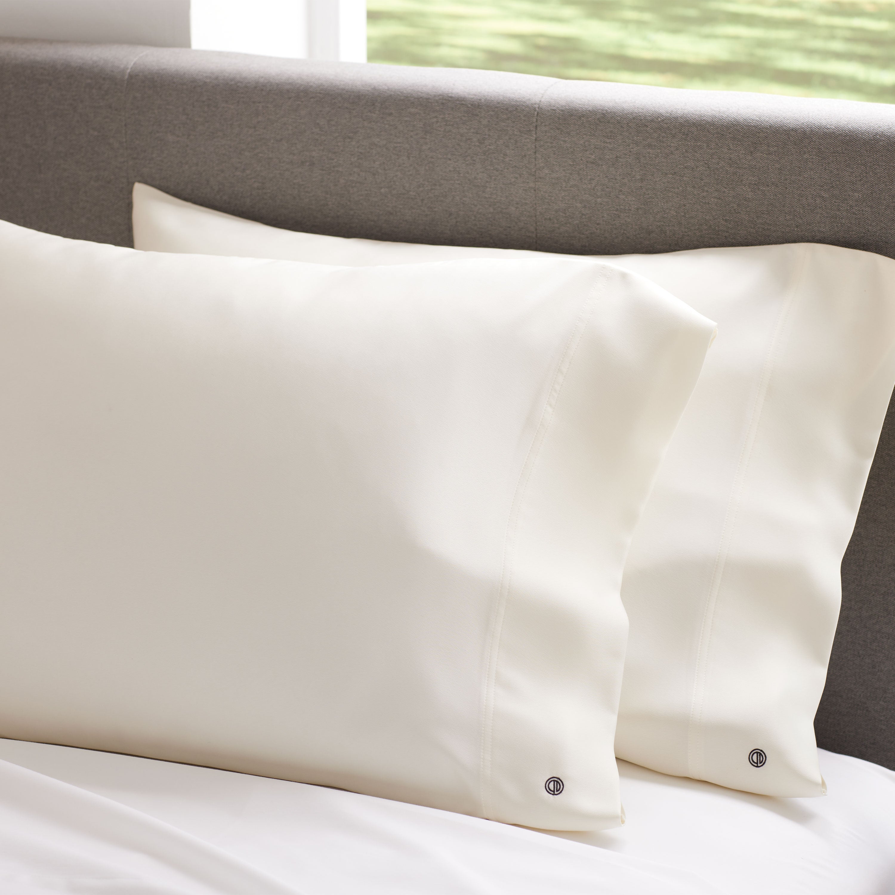 Clean Design Home® Satin Pillowcase, set of 2 + Matching Travel Bag