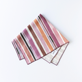 Lisbon Stripe Linen Dinner Napkin | Hand-Painted | Goldie Home