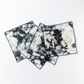Grey Marble Linen Cocktail Napkins | Set of 4 | Goldie Home