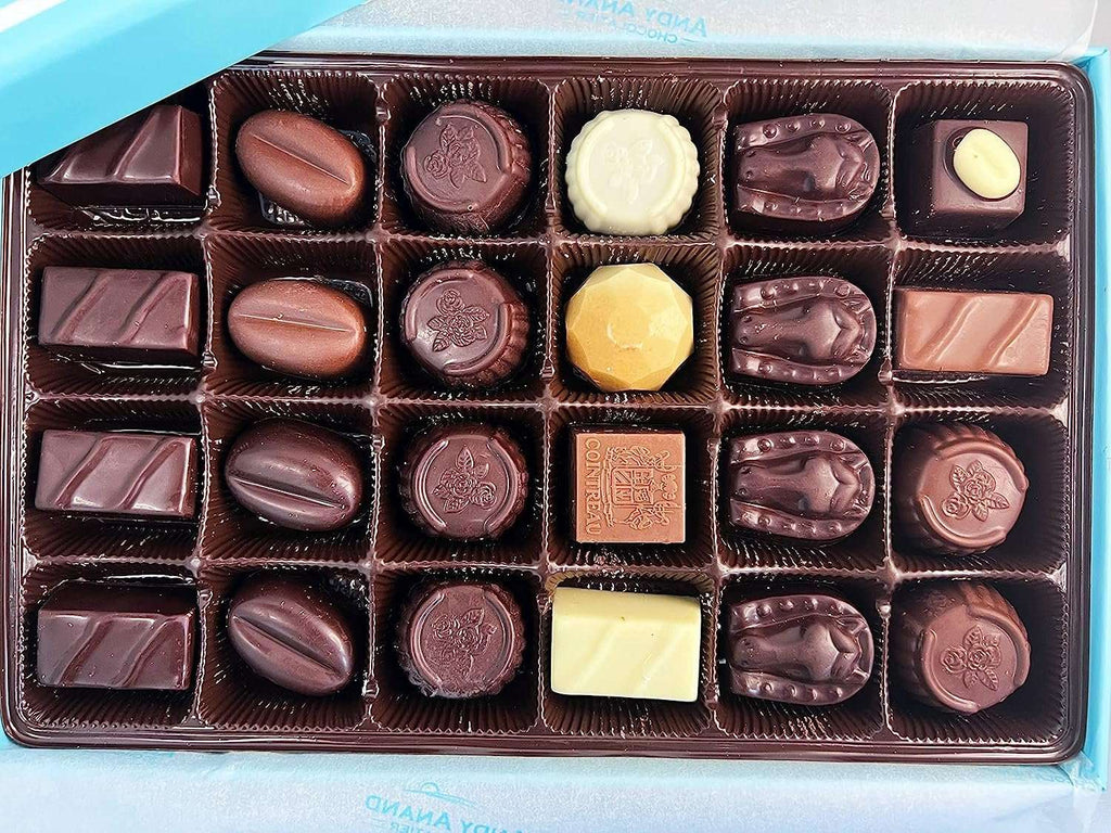 Andy Anand Sugar-Free & Gluten-Free Belgian Chocolate Truffles, 15 pc – Diabetic-Friendly, Assorted Flavors, Birthday & Valentine's Gift Box